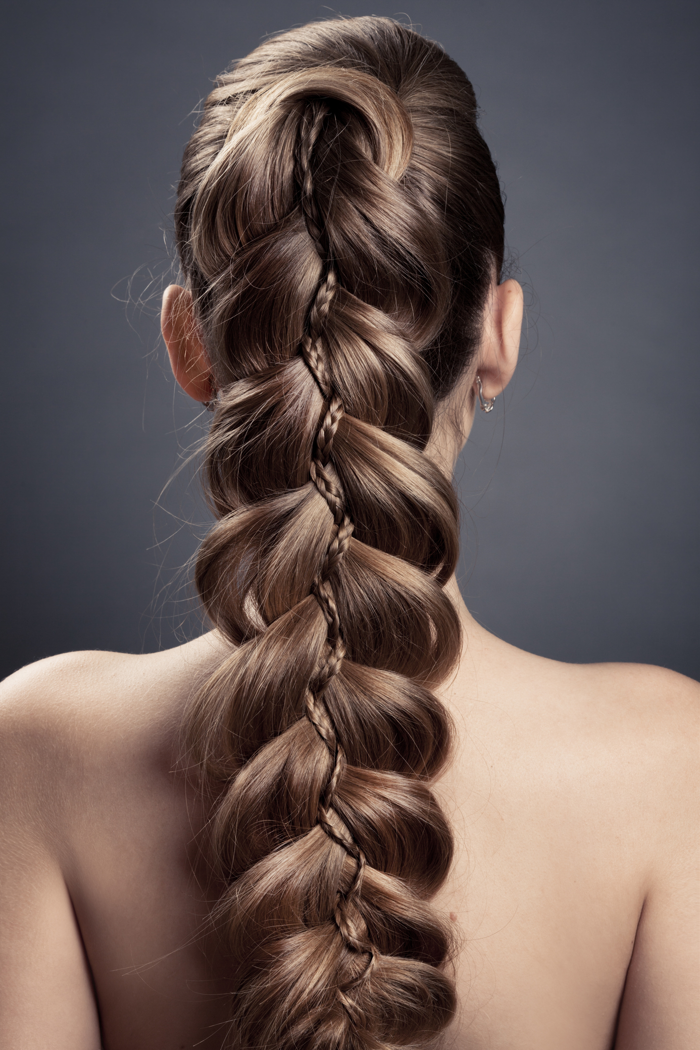 Intricate hair braid